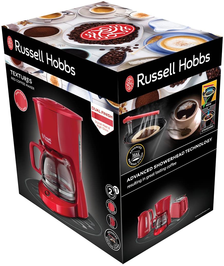Russell Hobbs 22611 Textures Coffee Maker Red