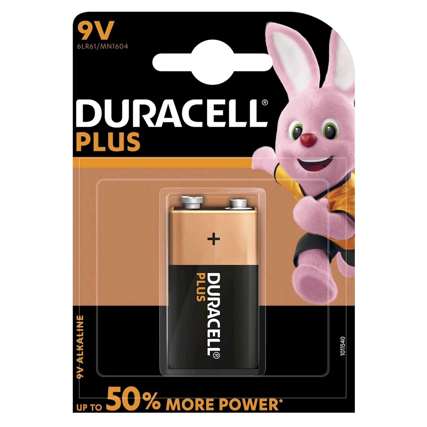 Duracell 6LR61/MN1604 9V Alkaline Plus