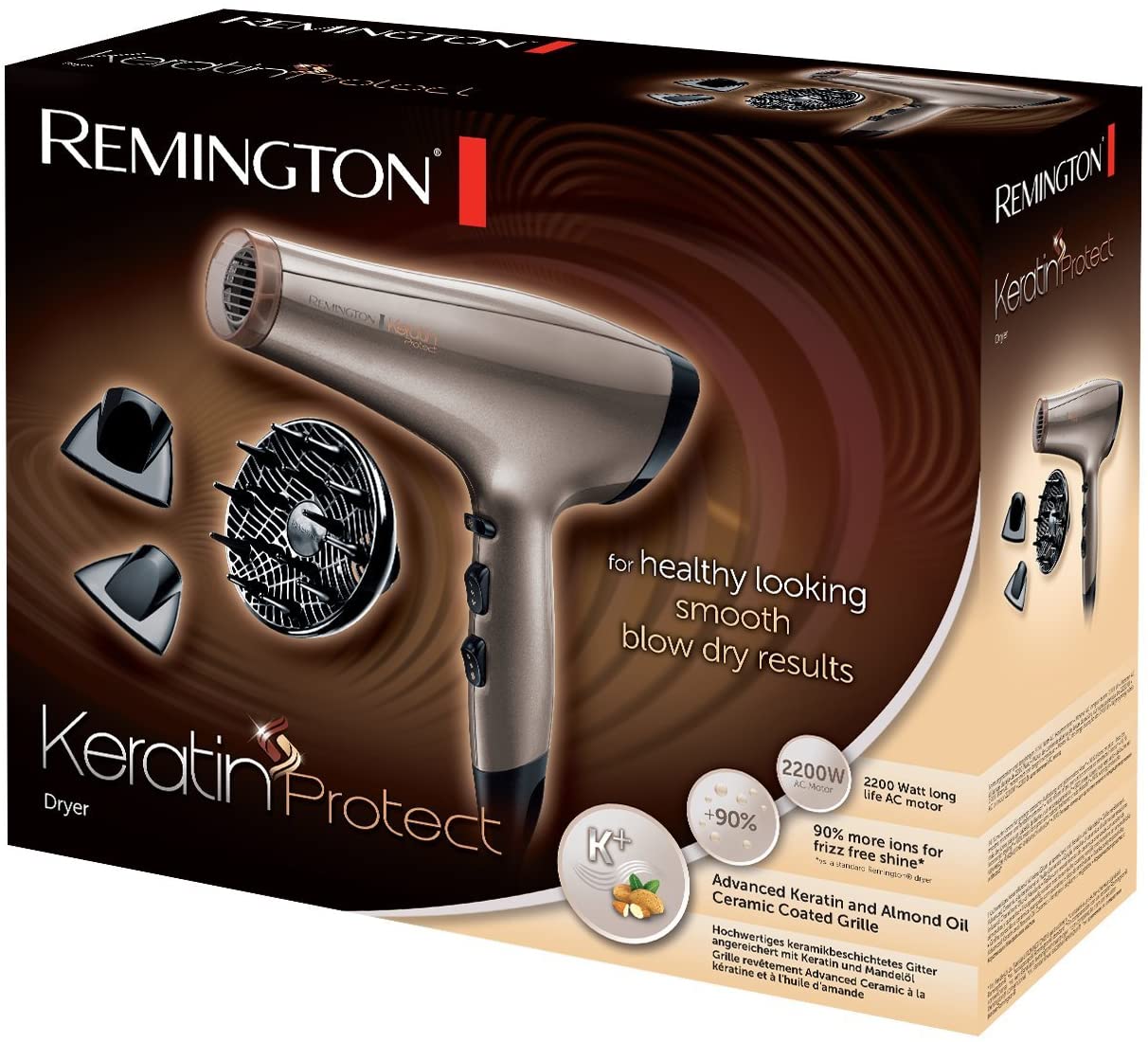 REMINGTON AC8002 Keratin Protect Dryer 2200W