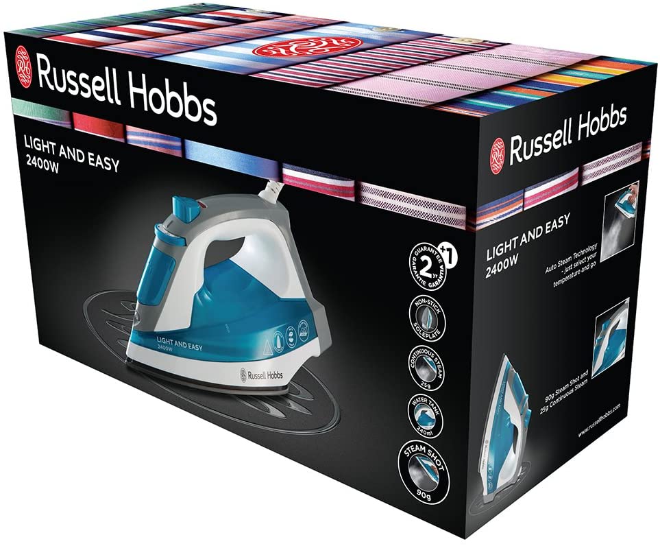 Russell Hobbs 23590 Supreme Steam Light Easy Iron 2400W Blue