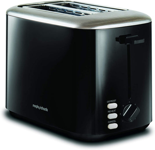 Morphy Richards 222064 Equip 2 Slice Toaster 800W Black