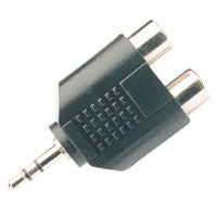 AV:LINK 3.5mm Plug - 2 Phono Socket 759.490UK (Bag)