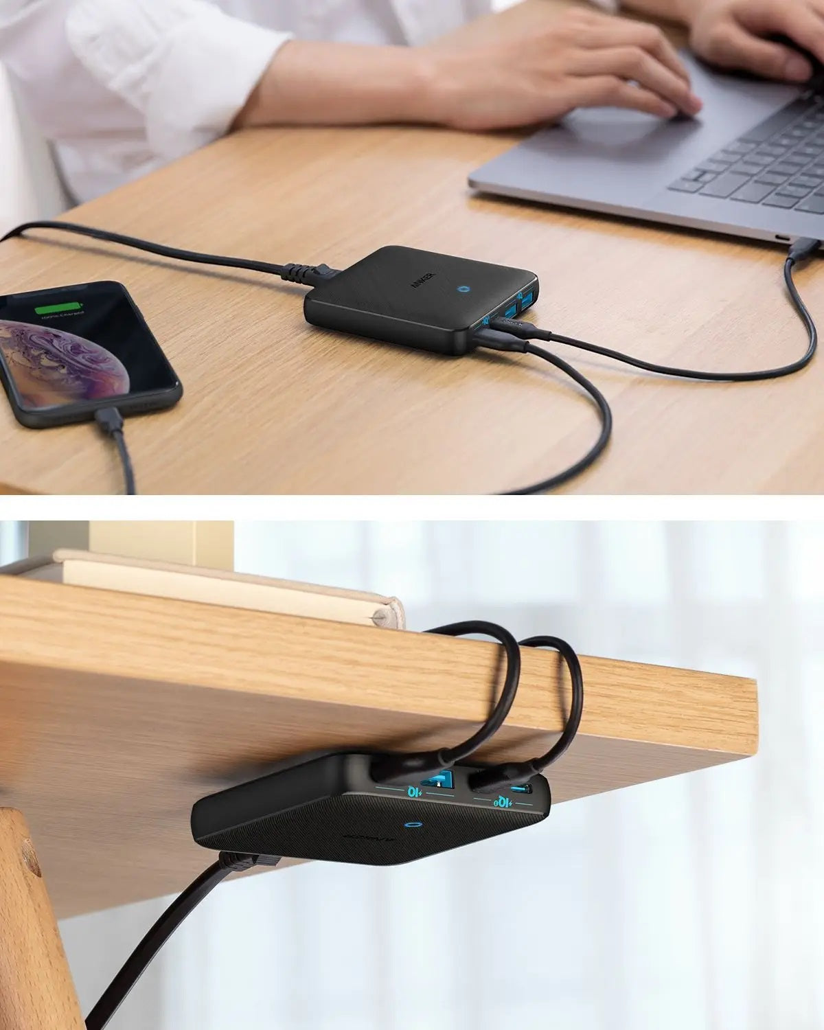 Anker Mobile Charger Desktop 63W 2C+2A Slim PowerPort Atom III