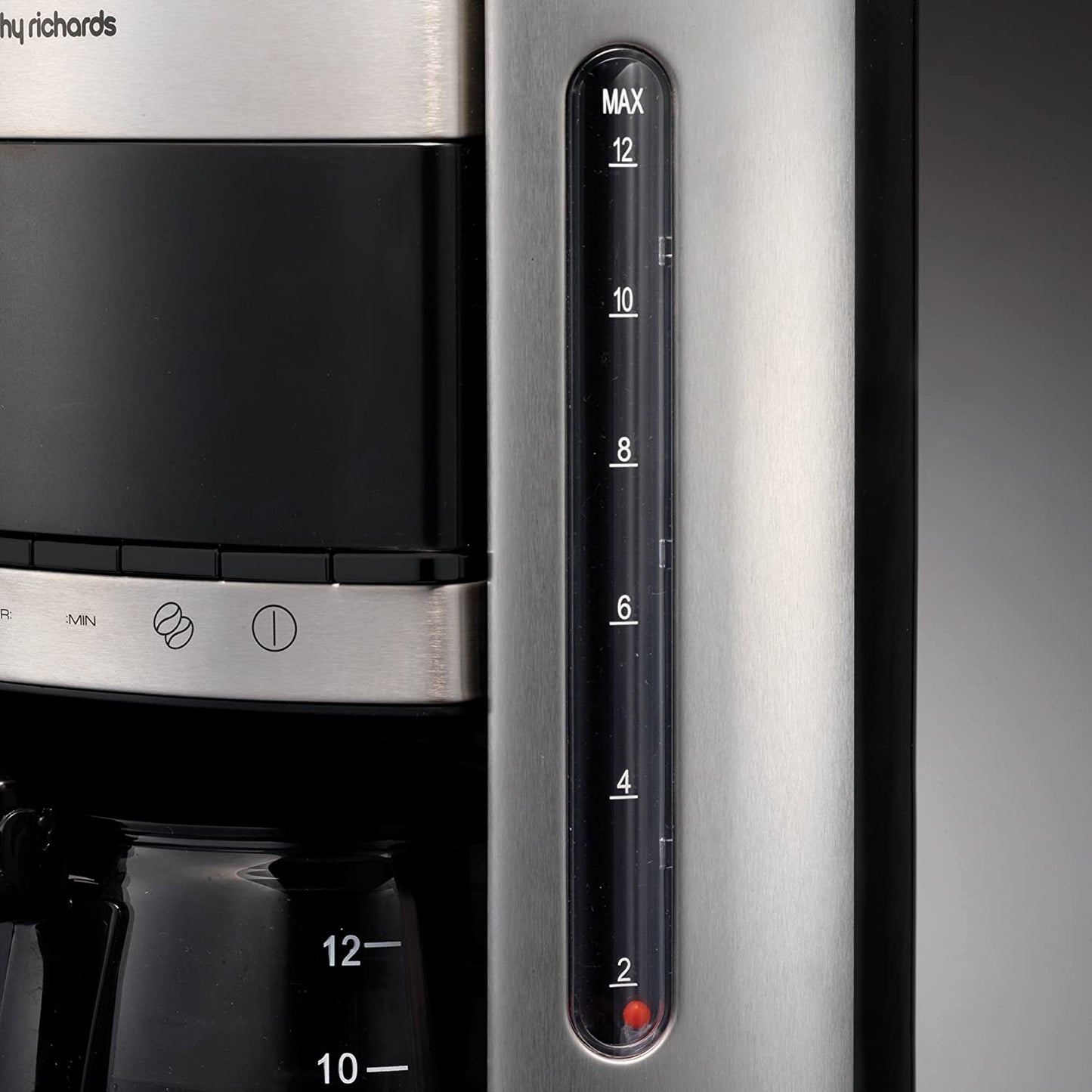 Morphy Richards Accents Filter Coffee Machine 162007 Brushed