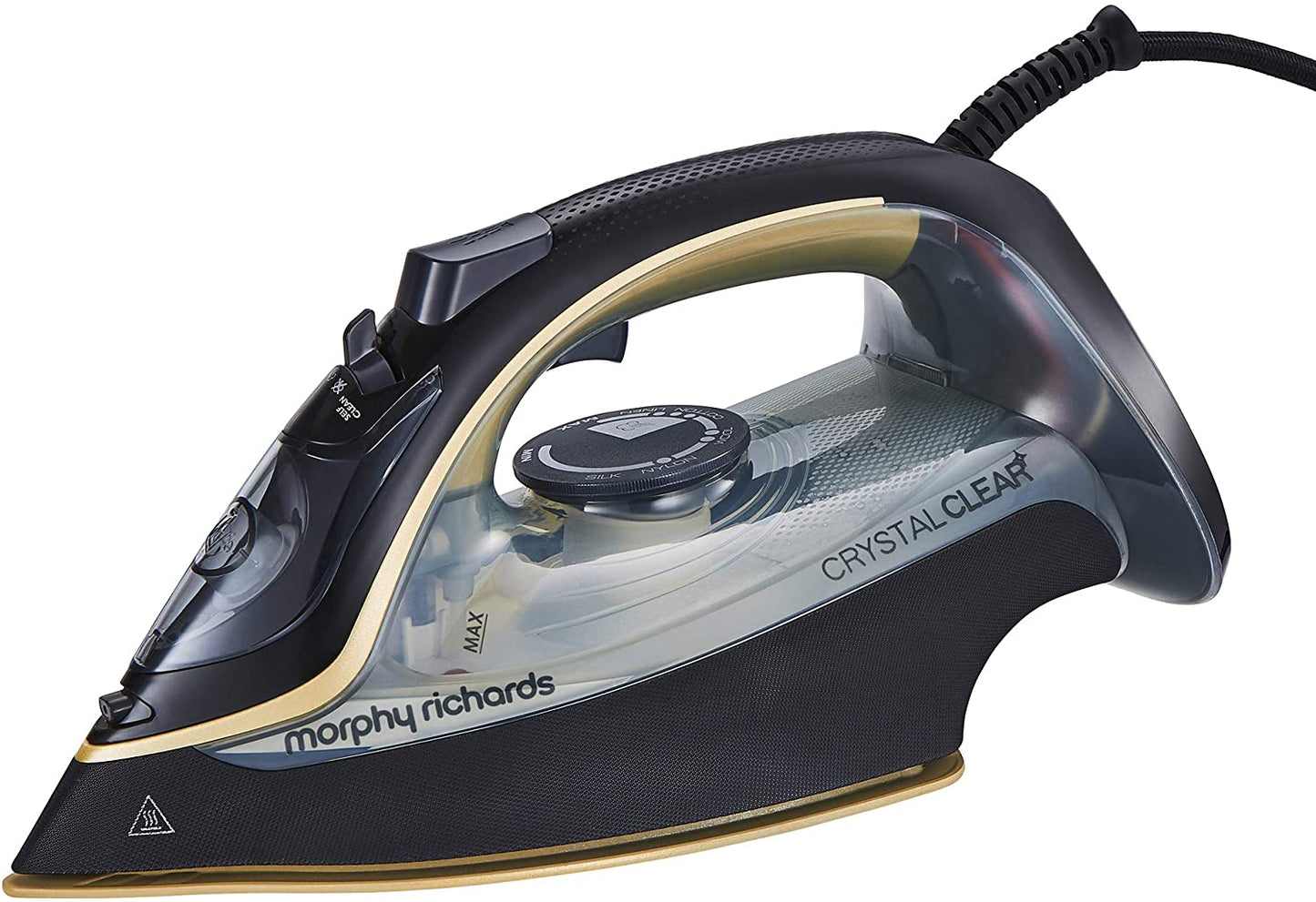 Morphy Richards 300302 Steam Iron Crystal Clear Water Tank 2400W Gold