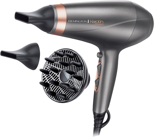 REMINGTON AC8820 Keratin Protect Hair Dryer 2200W Black/Gold