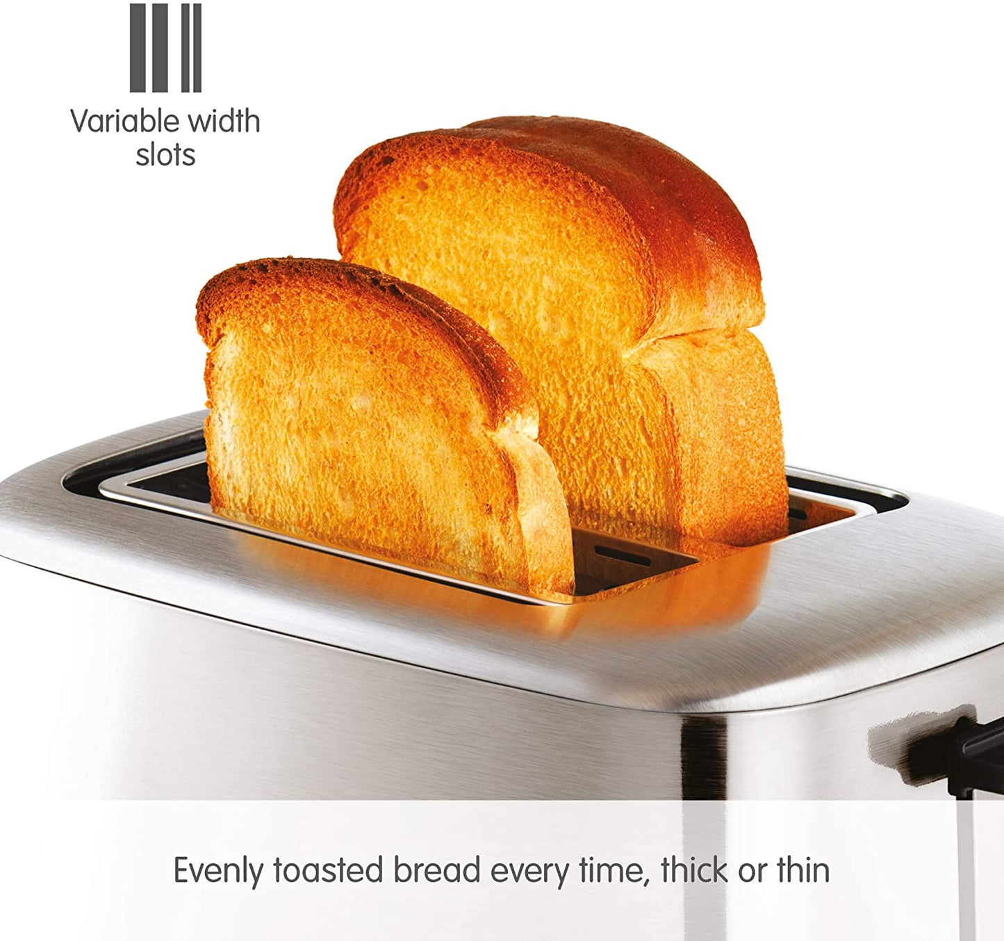 Morphy Richards 222067 Equip 2 Slice Toaster 800W Brushed