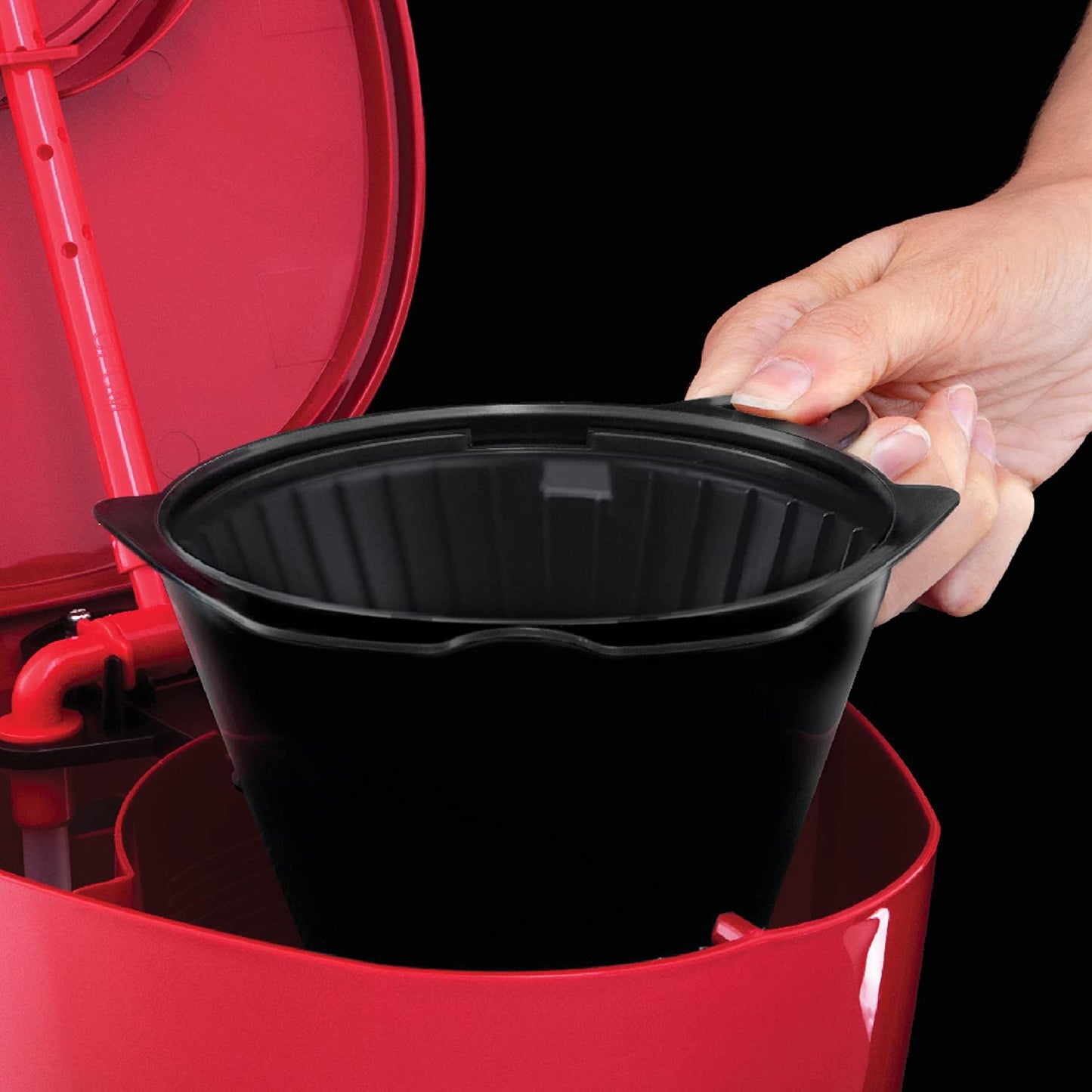 Russell Hobbs 22611 Textures Coffee Maker Red