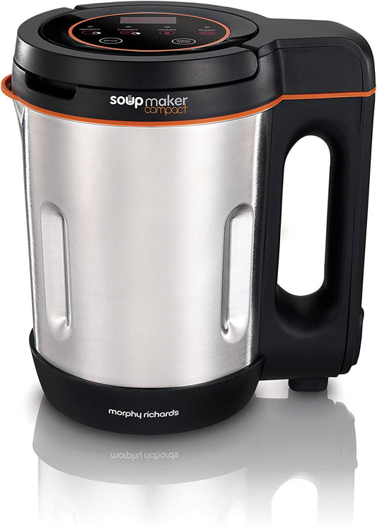 Morphy Richards 501021 Compact Soup Maker 900W Brushed Stainless Steel