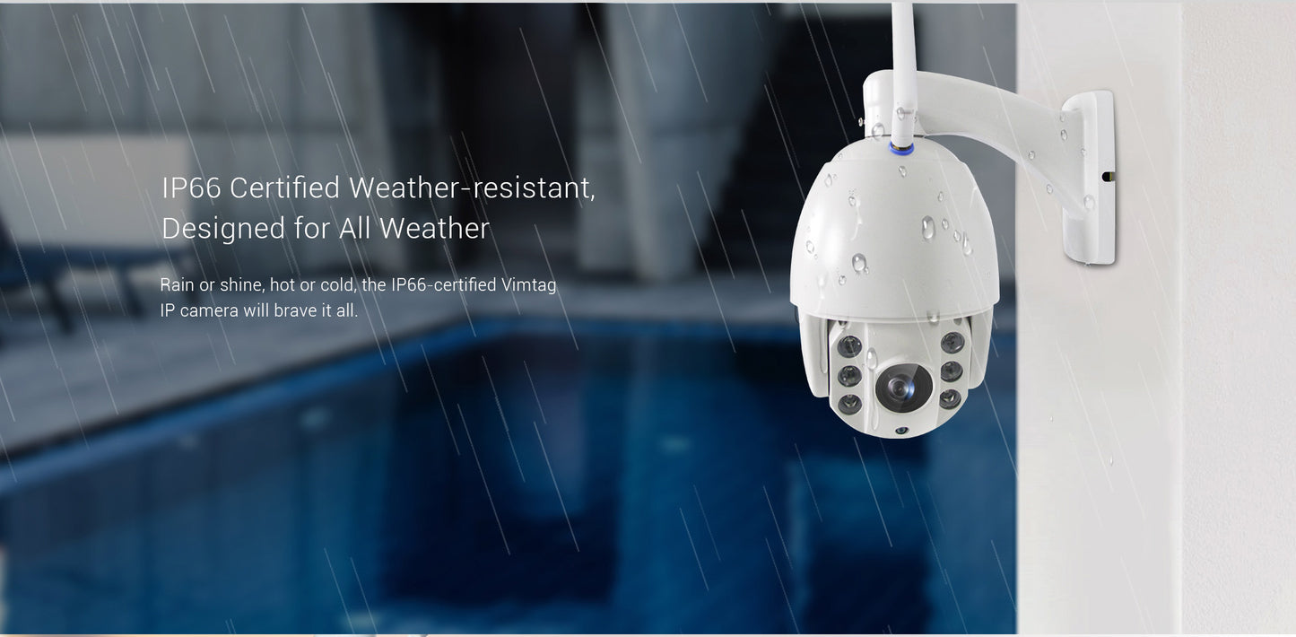 Vimtag Cloud IP PTZ Outdoor Camera 841 4inch 2MP