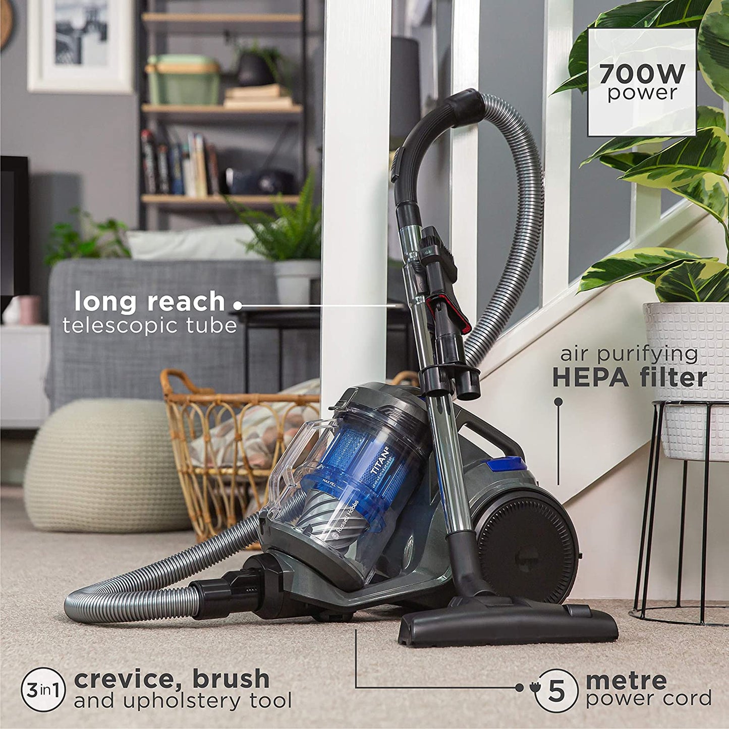 Russell Hobbs RHCV4101 TITAN2 3L Cylinder Vacuum