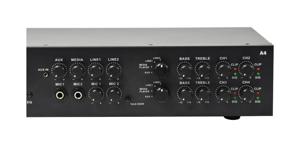 Adastra A4 Dual Stereo Amplifier 4x200W 953.404UK