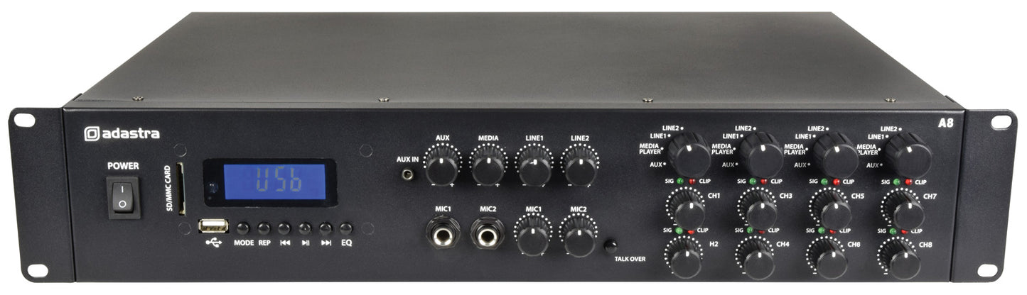 Adastra A8 Quad Stereo Amplfier 8x200W 953.408UK