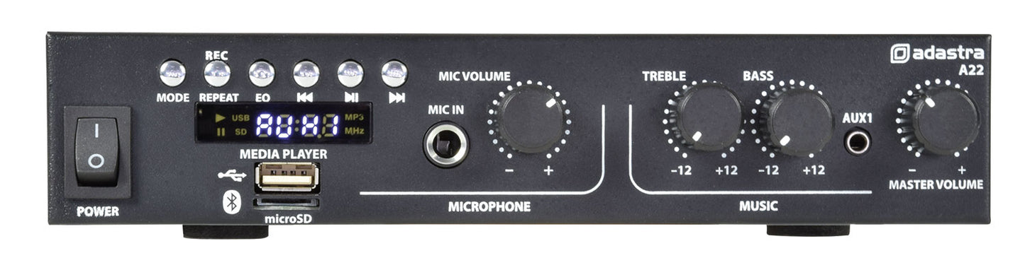 Adastra A22 Stereo Amplifier USB/FM/BT 50W 953.422UK