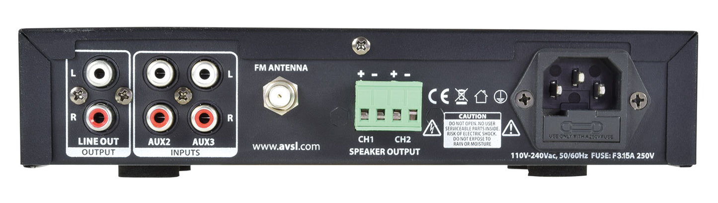 Adastra A22 Stereo Amplifier USB/FM/BT 50W 953.422UK