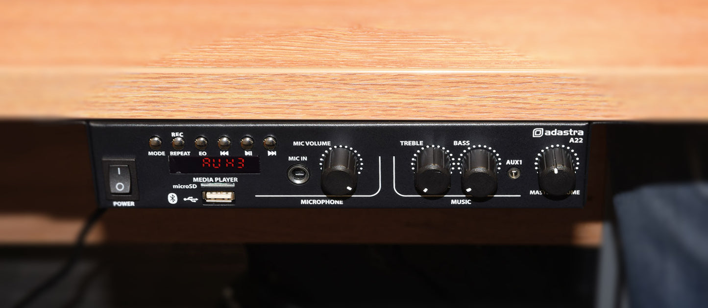 Adastra A22 Stereo Amplifier USB/FM/BT 50W 953.422UK