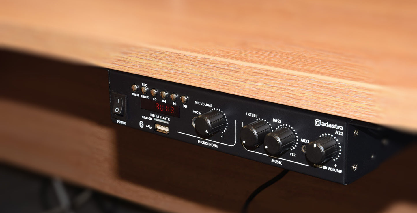 Adastra A22 Stereo Amplifier USB/FM/BT 50W 953.422UK
