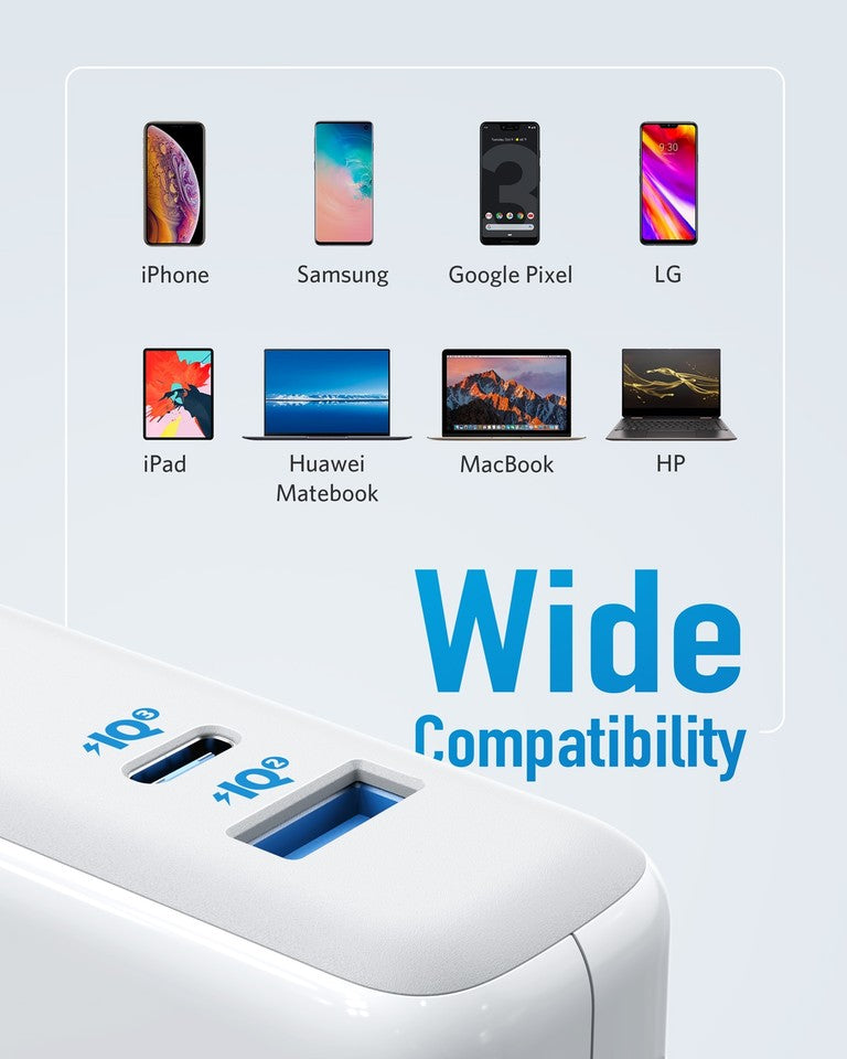 Anker PowerPort Atom III 45W USB-C & 15W USB-A GaN Charger UK