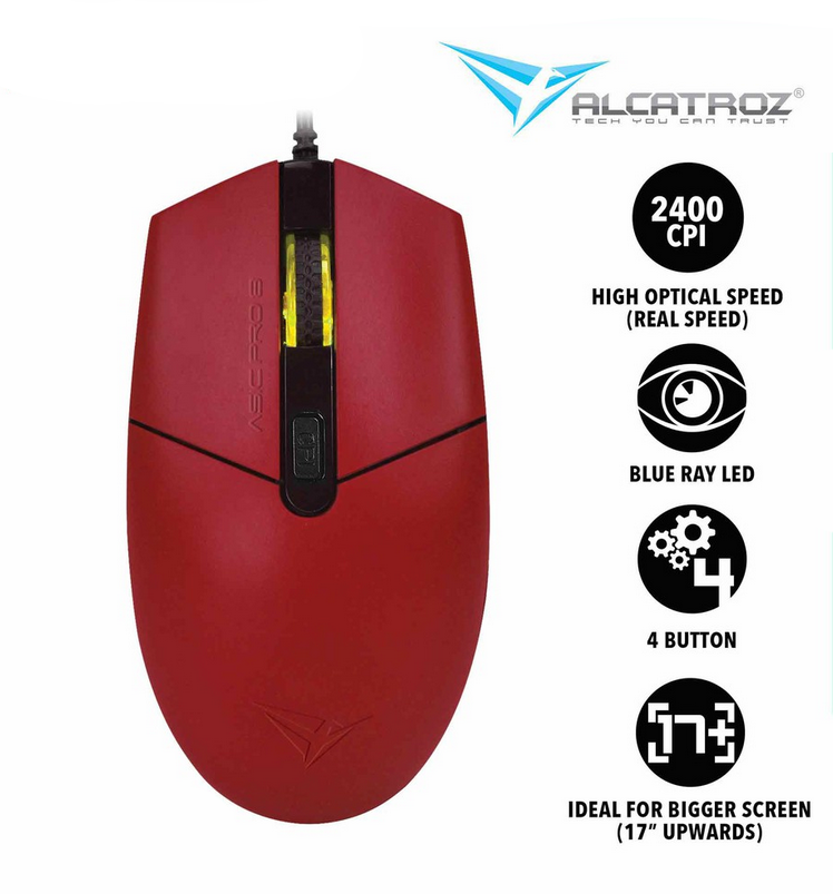 Alcatroz ASIC PRO 8 Wired Mouse