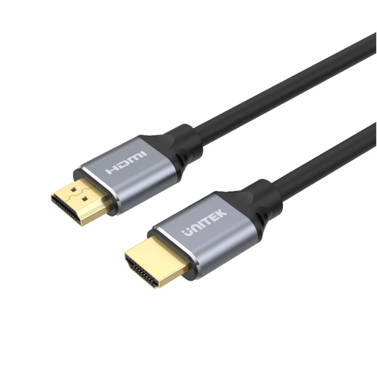 Unitek C139W HDMI 2.1 Cable 3.0m Black/Space Grey 21384