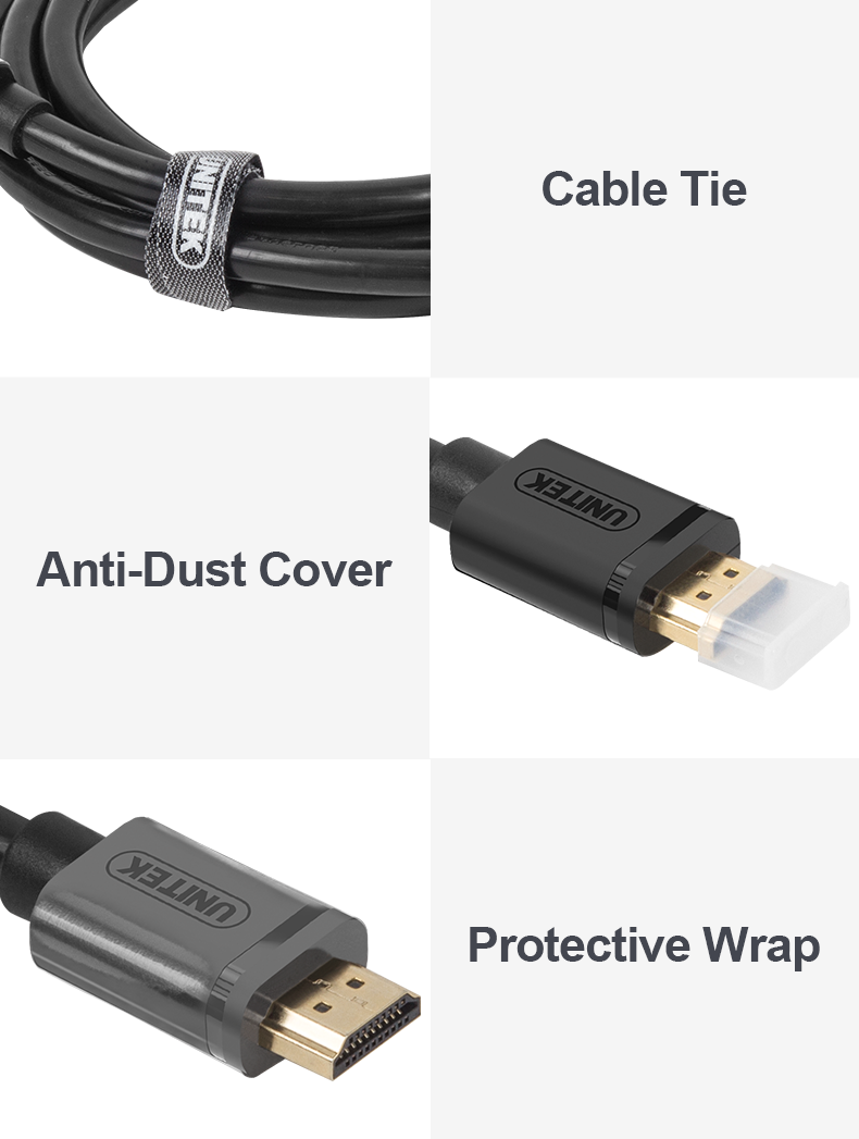 Unitek Y-C138M Premium 100% Copper HDMI Cable 2.0m