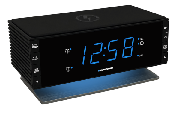 Blaupunkt CR55CHARGE Wireless Clock radio and USB charging