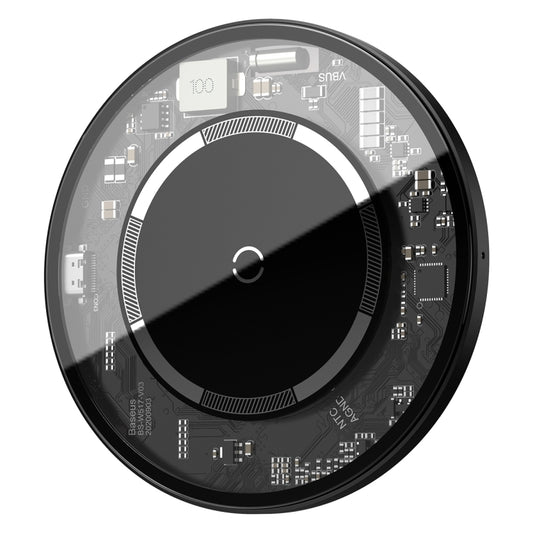 Baseus Simple Magnetic Wireless Charger Transparent Black
