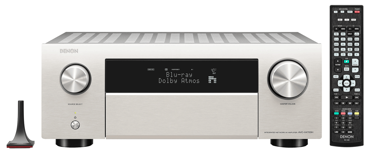 DENON AVC-X4700H 9.2ch 8K AV Amplifier with 3D Audio and HEOS Built-in