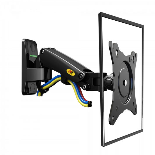 NBmounts F120 Gas Strut TV/Monitor Wall Mount Single Arm 10x10