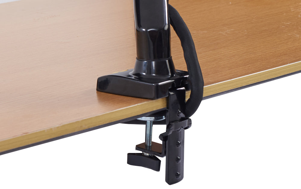 NBMounts F80 Gas Strut Desk Monitor Mount Single Arm Black