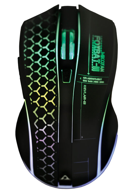 Armaggeddon Foxbat 3 Kevlar13 Pro-Gaming Wireless Rechargeable Mouse