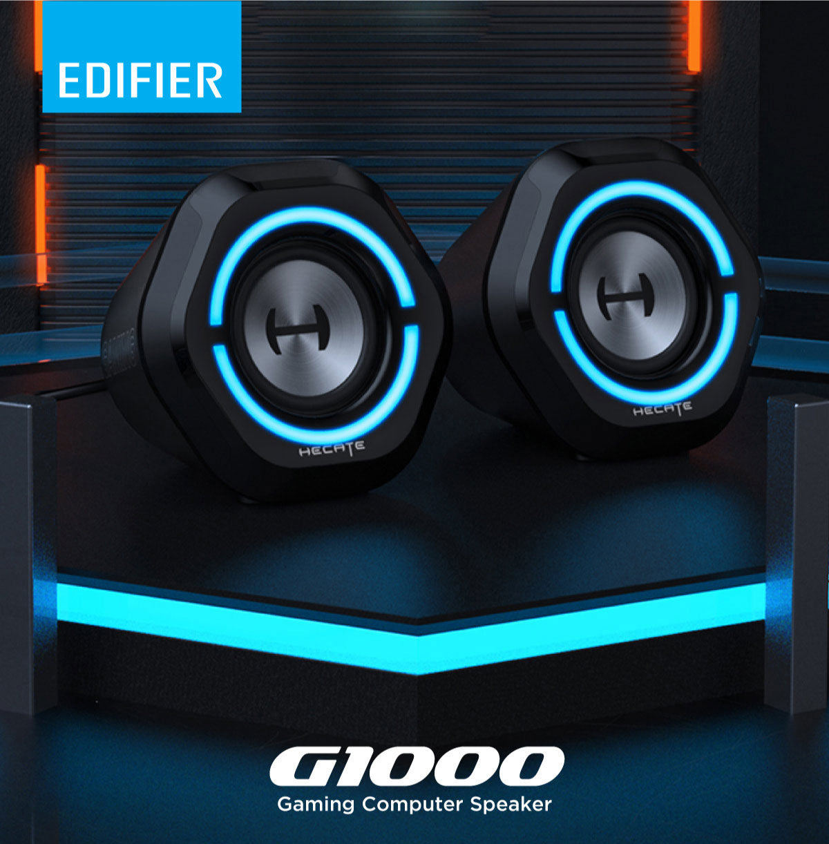 Edifier Hecate G1000 USB-Audio BT RGB Gaming Speakers