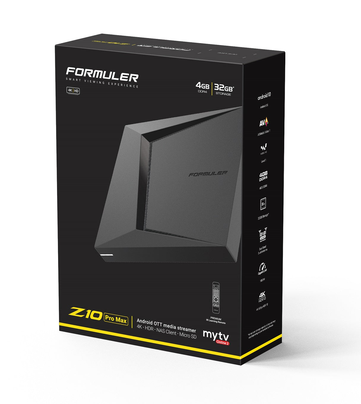 Formuler Z10 Pro Max Android IPTV Box 4K 4GB/32GB