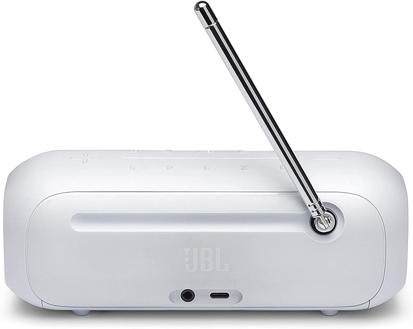 JBL Tuner 2, Bluetooth Speaker with FM/DAB Radio Waterpfoof IPX7 (White)