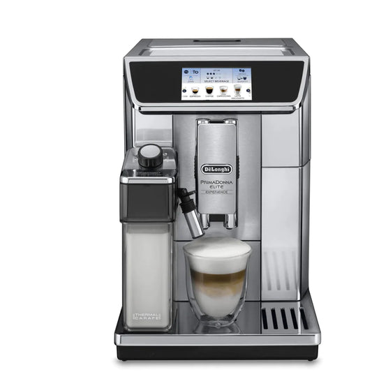 DELONGHI ECAM650.85.MB Primadonna Elite Fully Automatic Coffee Maker, Silver