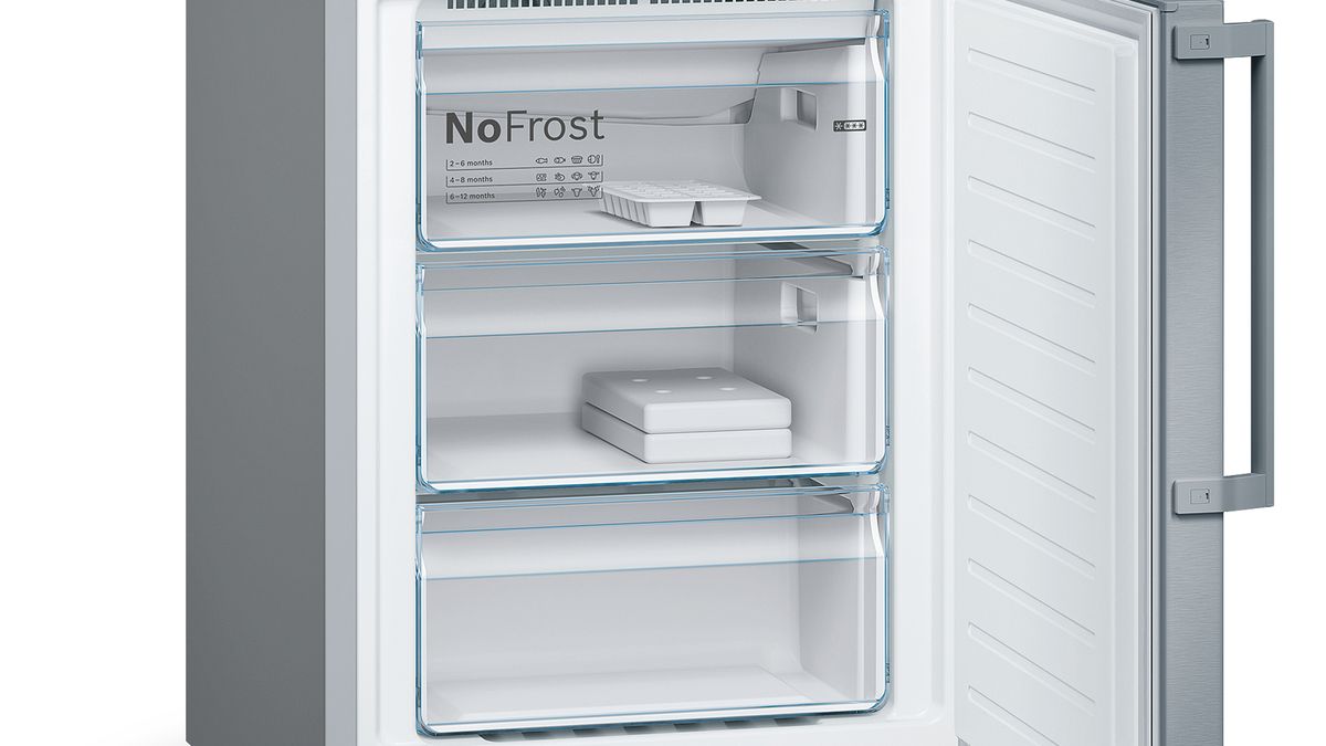 Bosch KGN39AIEQ Fridge-freezer 366Lt A++ Inox Antifinger