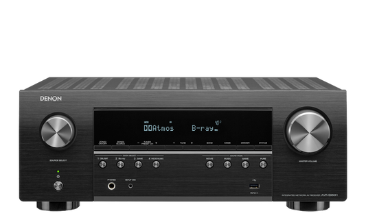 DENON AVR-S960H (2020 Model) 7.2ch 8K AV Receiver with 3D Audio, Voice Control and HEOS® Built-in