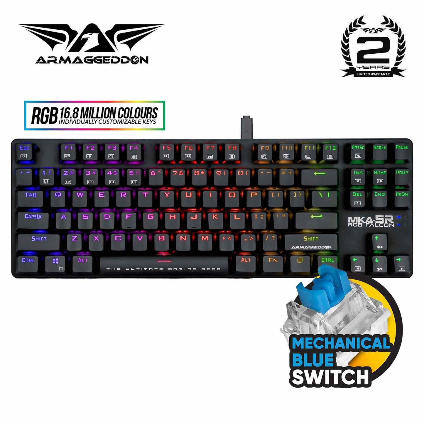Armaggeddon MKA-5R ProGaming Mechanical Keyboard