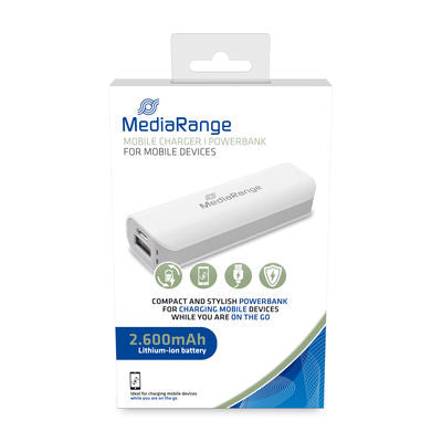 MediaRange Mobile Charger | Powerbank 2.600 mAh