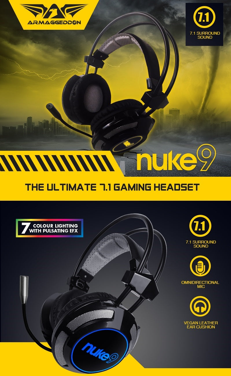 Armaggeddon Nuke 9 Pro-Gaming Headset