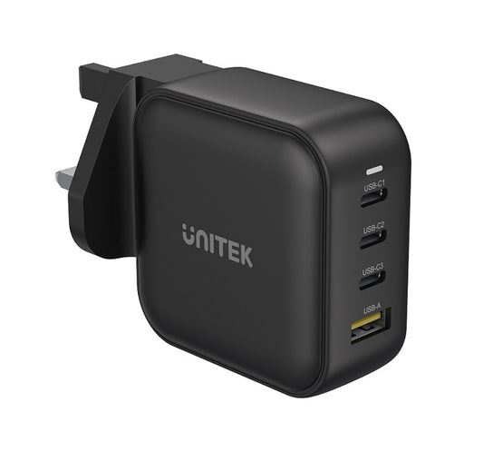 Unitek P1112ABK 100W 4in1 GaN Multiplug Charger Black