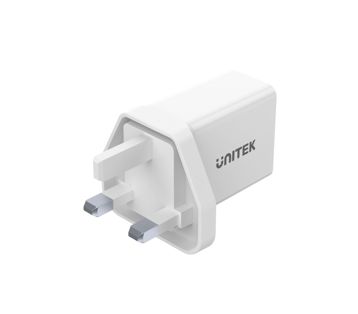 Unitek Charge 2-Port Wall Charger Charger 2.4A White P1113-UK