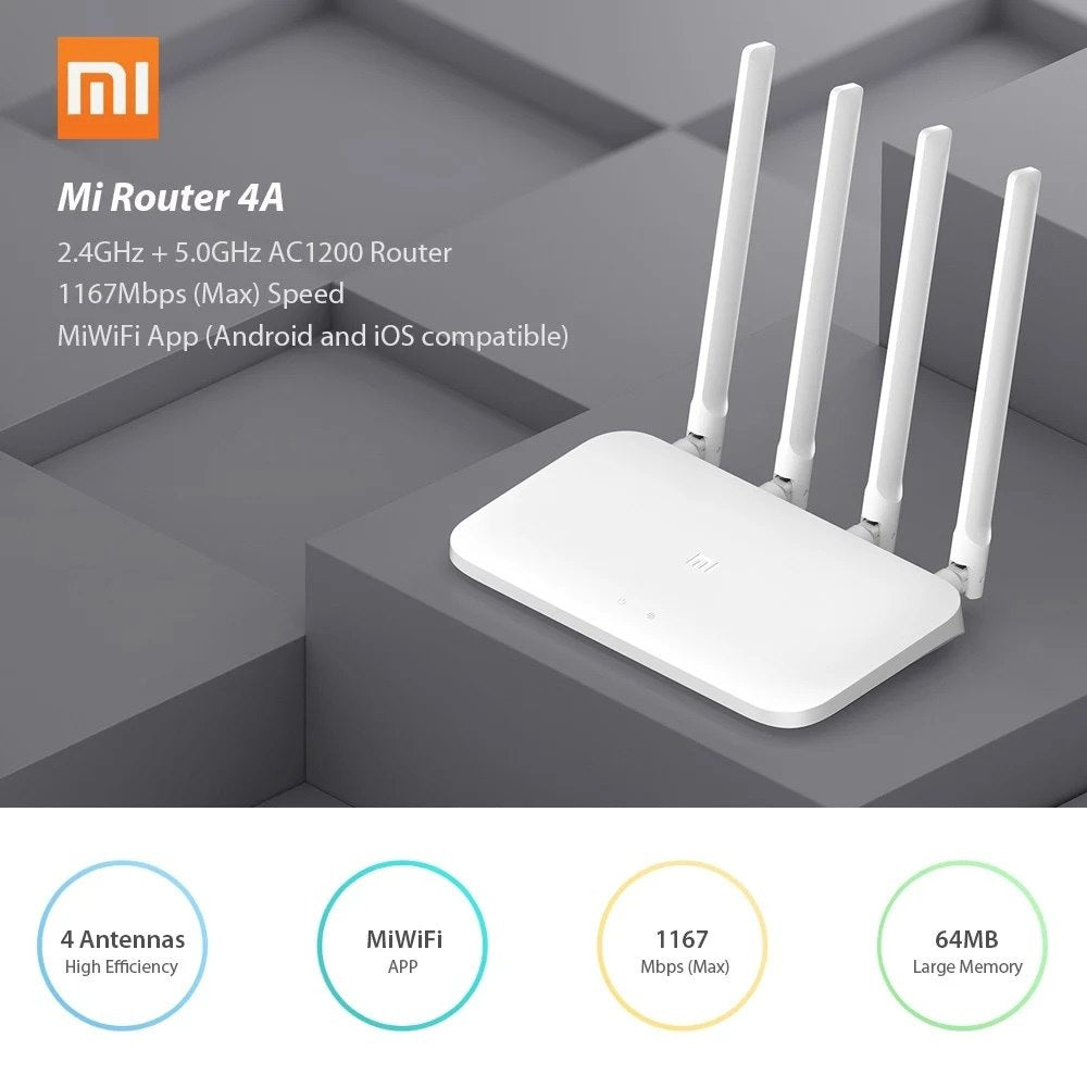 Xiaomi Mi 4A AC1200 Wireless Dual Band Router