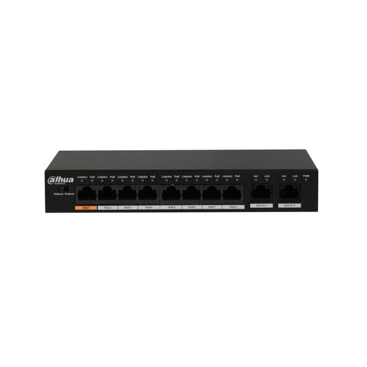 Dahua PFS3010-8ET-96 PoE Switch 8port+2GUP 96W