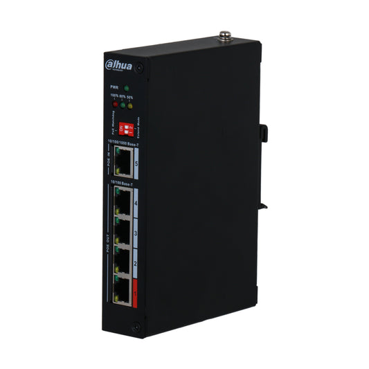 Dahua PoE Extender 5-port with 4-Port PoE Out and 1-Port PoE In PFT1500
