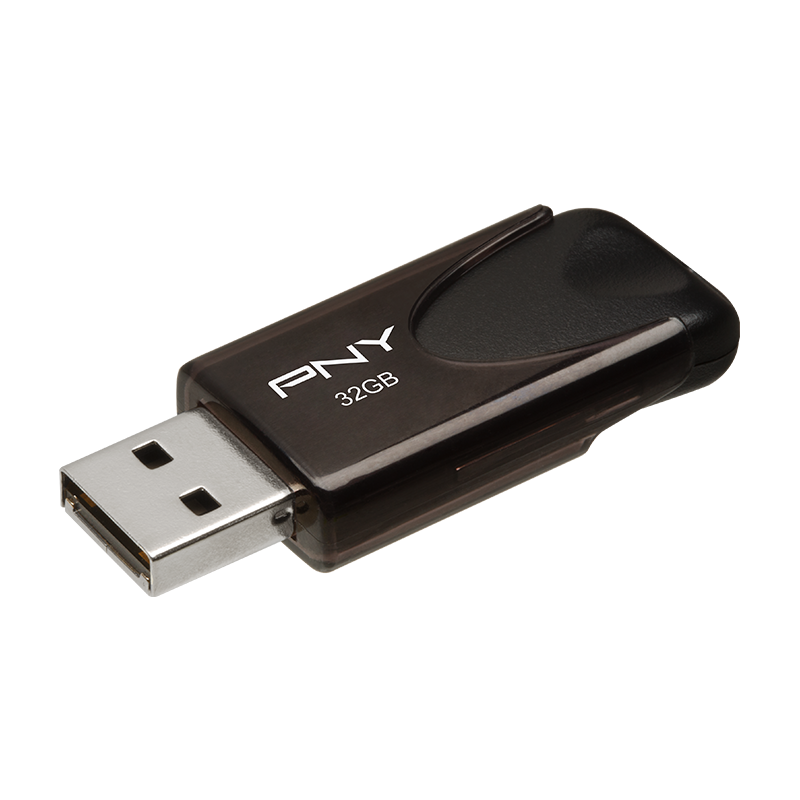 PNY Attache 4 USB 2.0 Stick 32GB Black