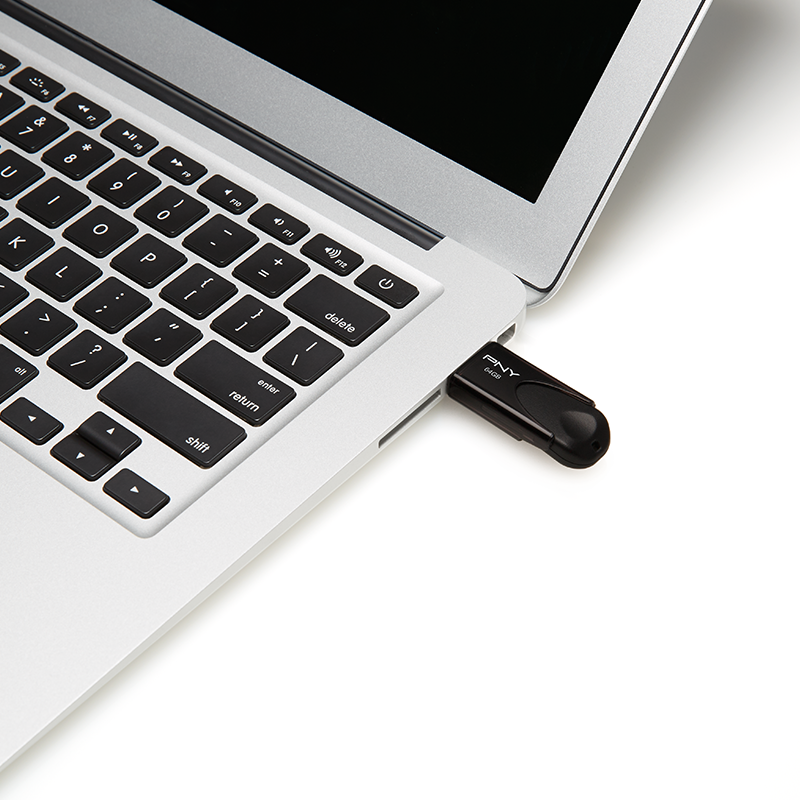 PNY Attache 4 USB 2.0 Stick 64GB Black