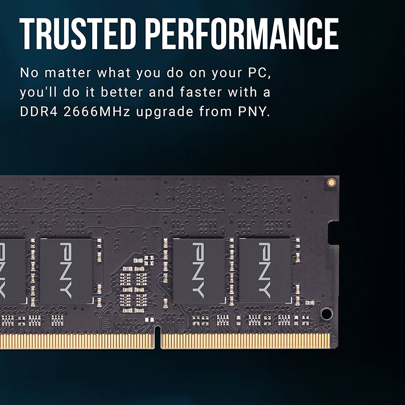 PNY SODIMM DDR4 2666MHz 1x8GB Notebook Memory RAM