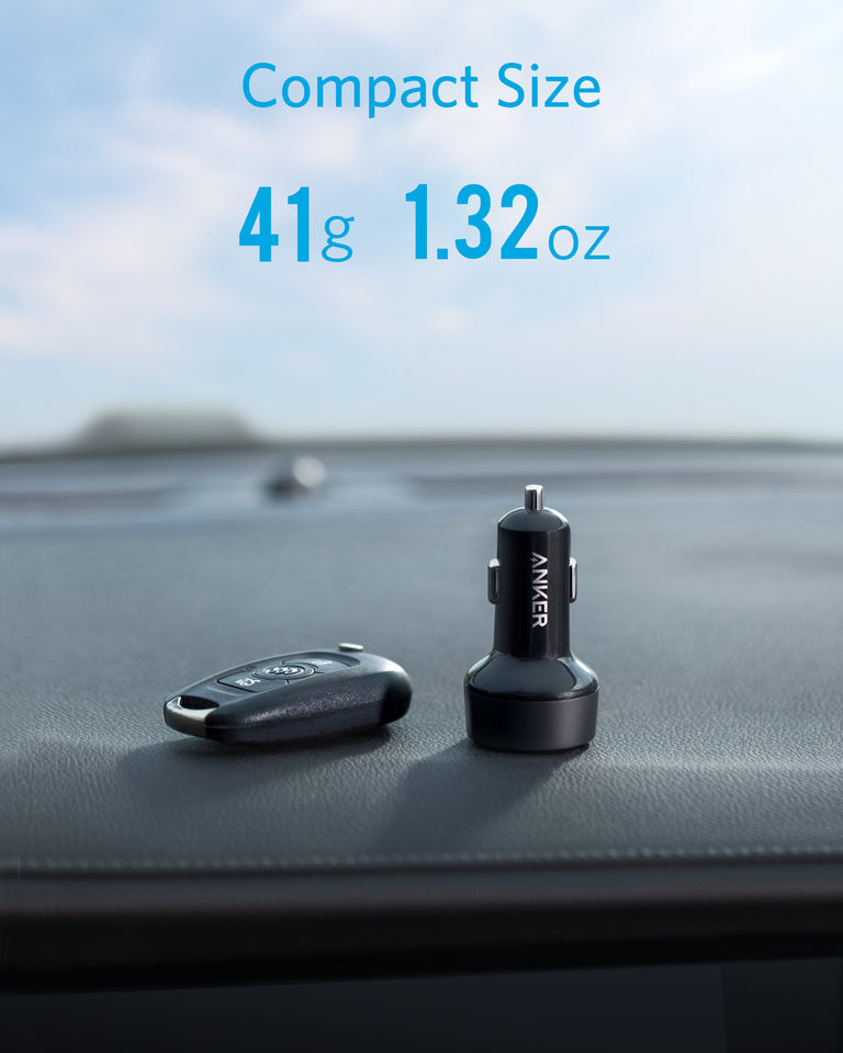 Anker PowerDrive PD2 18W Type-C Car Charger Black