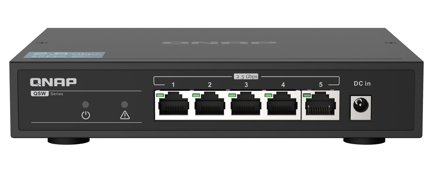 QNAP QSW-1105-5T 5-Port Ethernet Switch 2.5GbE